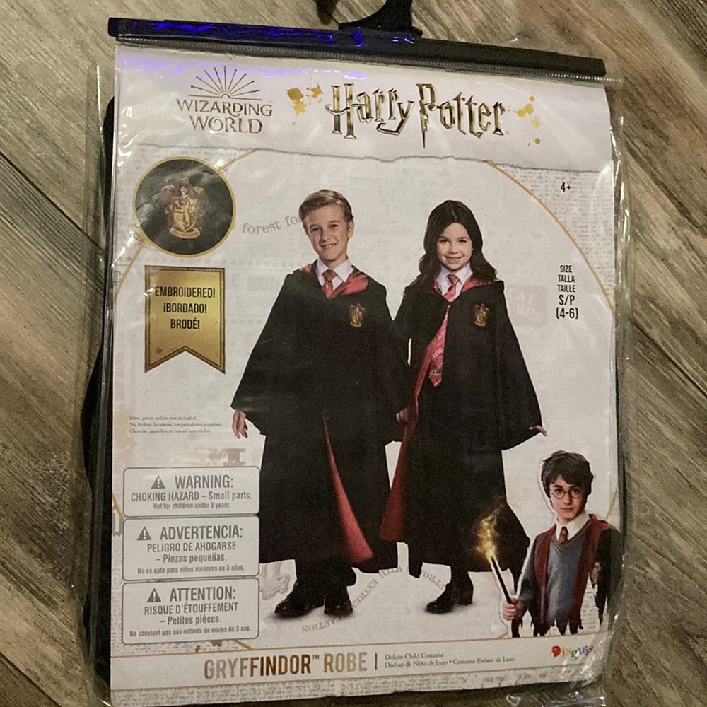 Wizarding World HP Gryffindor Robe Size S (4/6)
